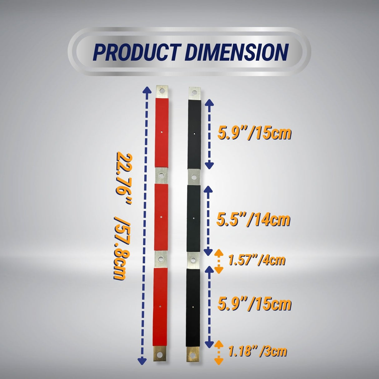 Battery Terminal Set (Positive & Negative) for Volvo Trucks | Replacement 242-5529
