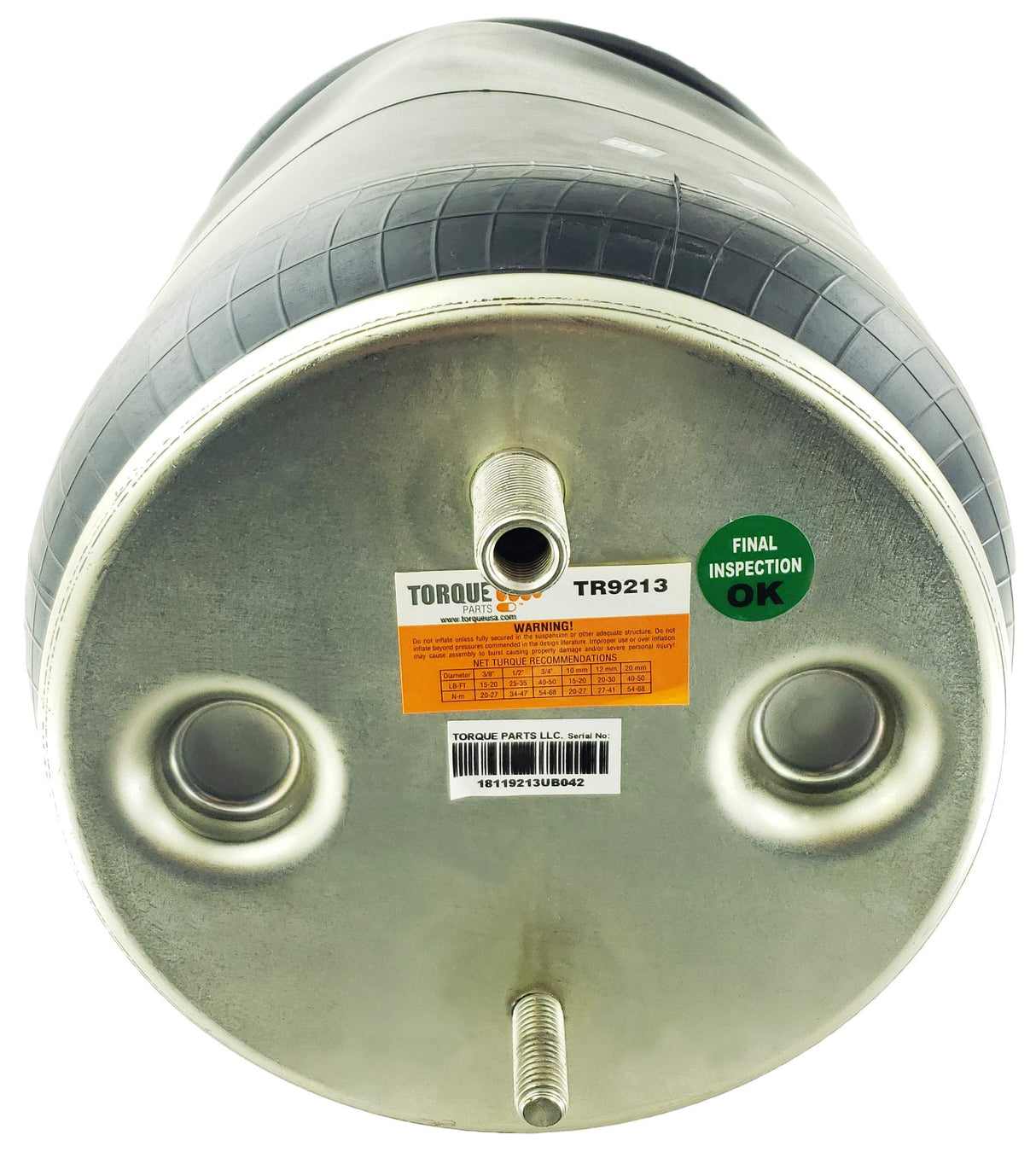 Air Spring Bag for Navistar Trucks | Replacement Firestone 9213 Navistar 501559C-1 | 2 Pack