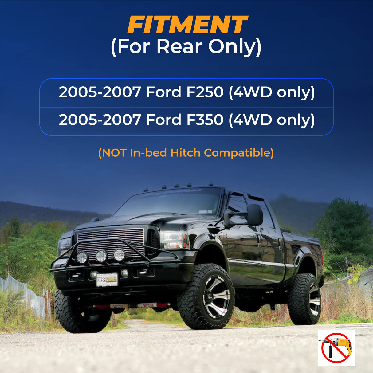 Air Bag Suspension Kit for 2005-2007 Ford F250 F350 4WD (with Cradle)