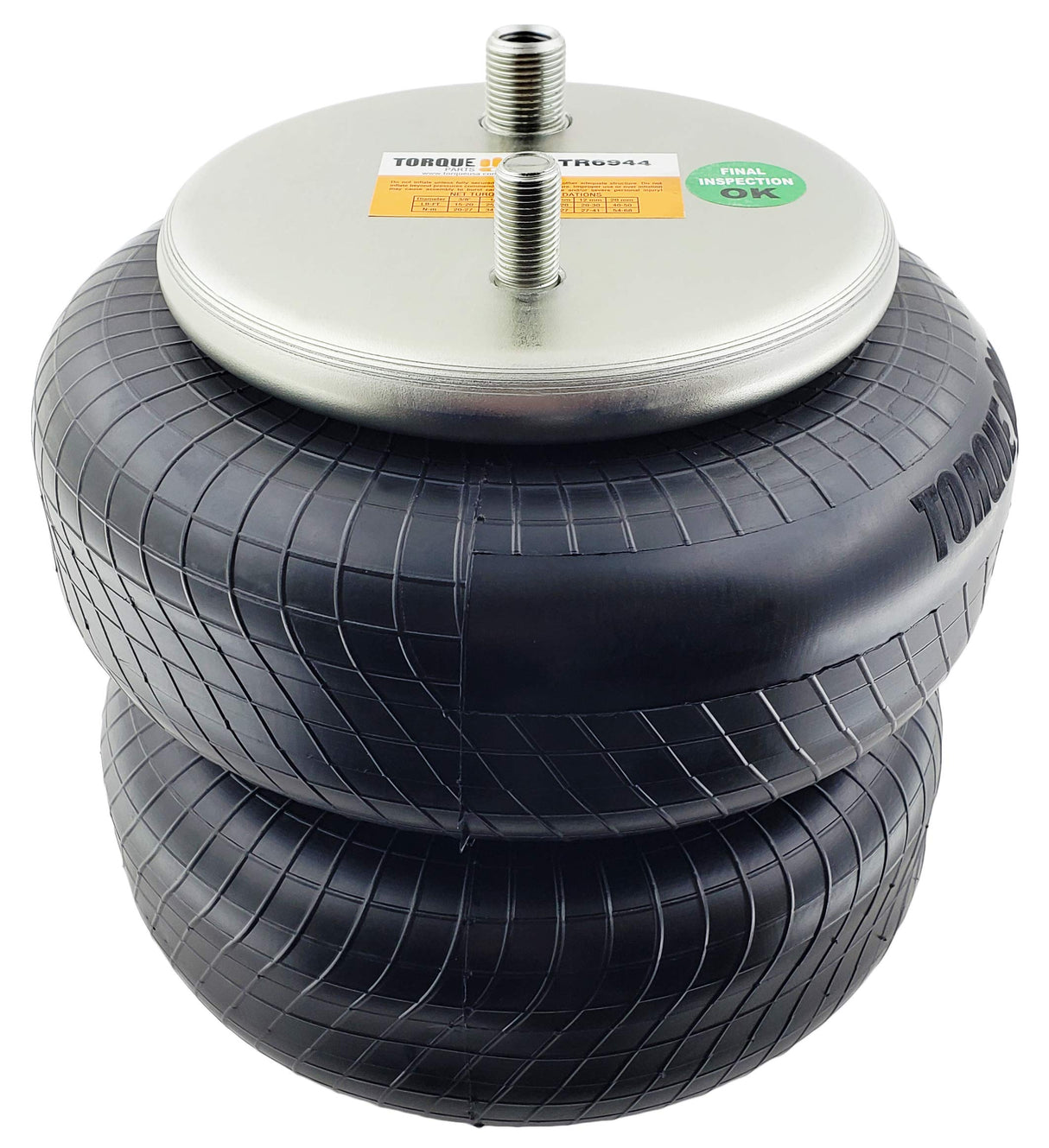 Double Convoluted Air Spring Bag | Replacement Firestone 6944 Goodyear 2B9-252 | 2 Pack