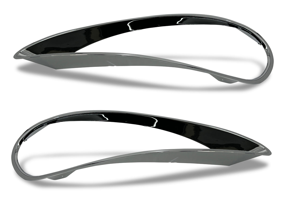 Headlight and Chrome Bezel for 2001-2017 Freightliner Columbia | Pair Aftermarketus Headlights