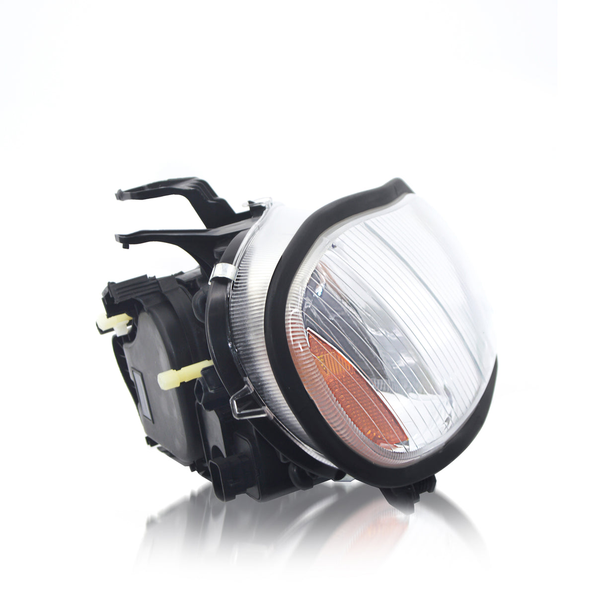 Headlight with Chrome Bezel for 2002-2018 Freightliner M2 Semi Trucks | Including Bulbs | Pair Aftermarketus Headlights