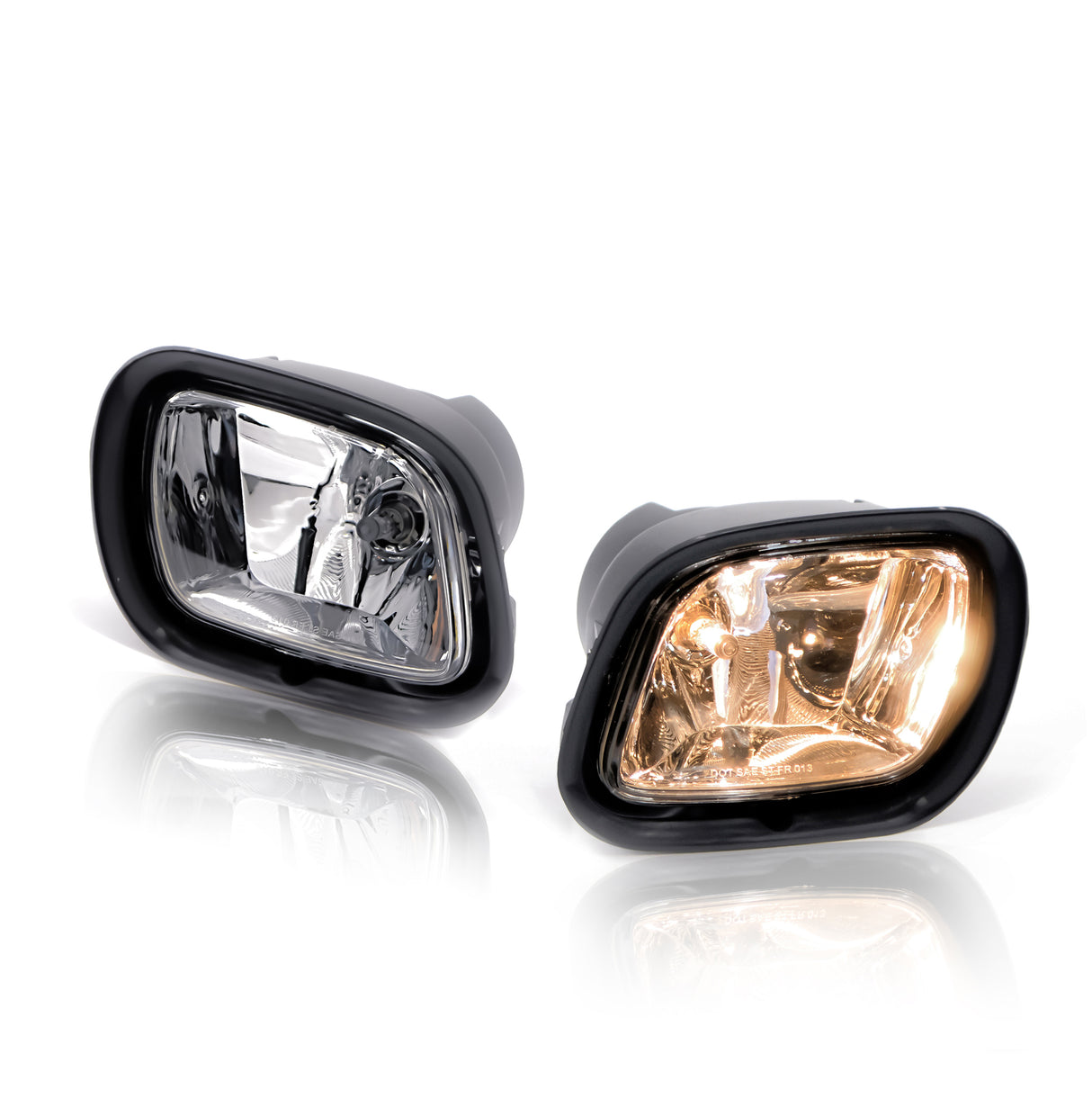Headlight and Fog Light Set for 2008-2018 Freightliner Cascadia Semi Trucks | Halogen | Chrome Housing Aftermarketus Headlights