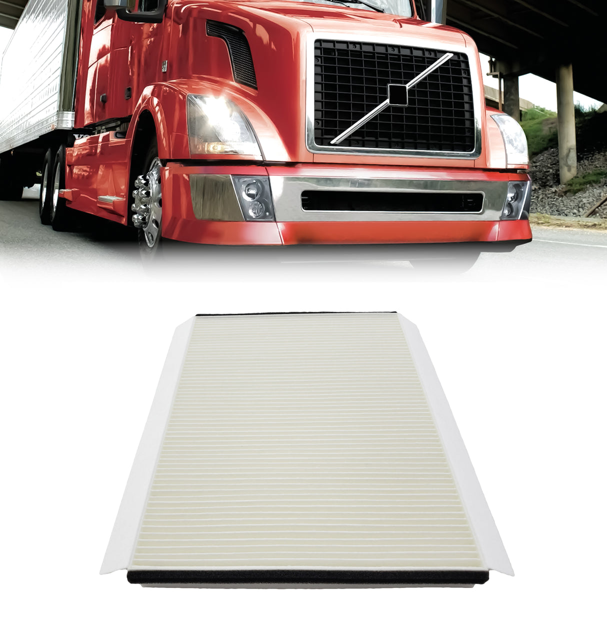 Cabin Air Filter for Volvo VN430 VNL300 (Replaces 20435801) Aftermarketus Cabin Air Filters
