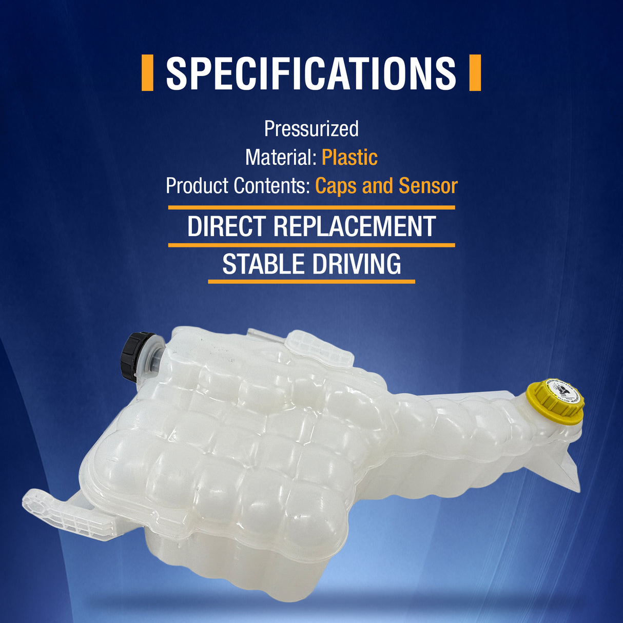 Coolant Reservoir Tank for 2018-2025 Freightliner M2 106 | Replacement 575.10123A