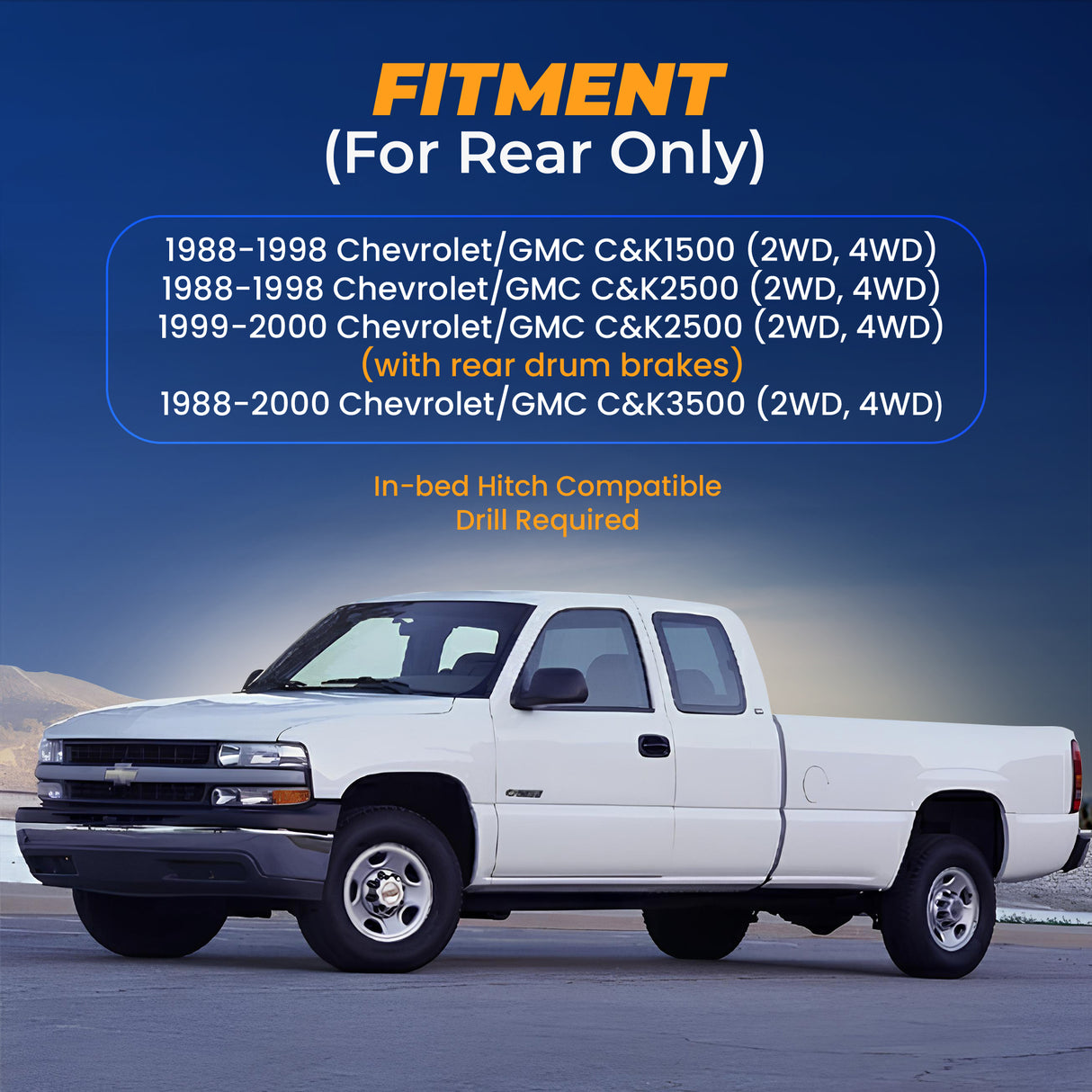 Air Bag Suspension Kit For 1988-2000 Chevrolet/GMC C&K3500 Work As Airlift 57216 Aftermarketus Air Helper Kits for Pick-up(s)