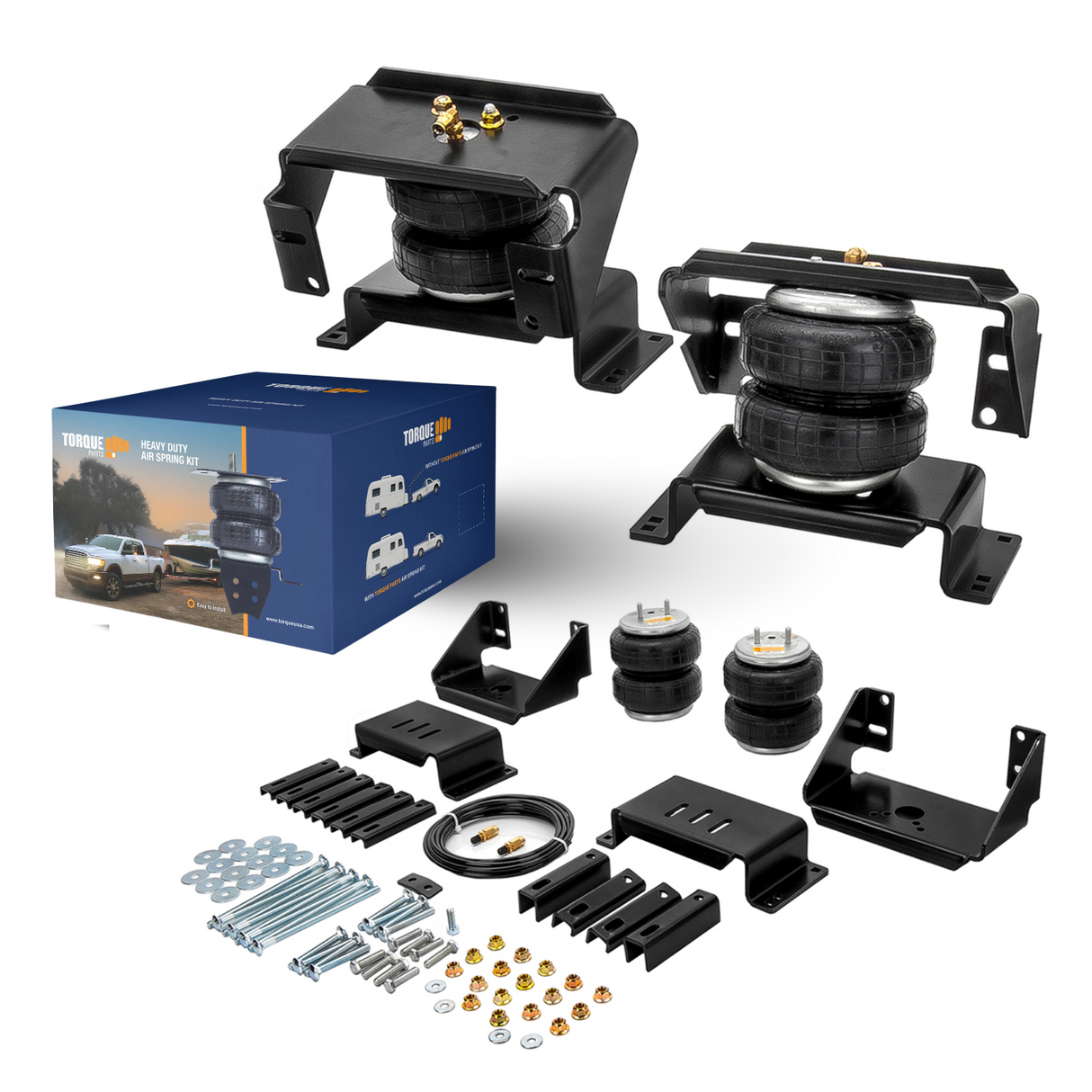 Air Bag Suspension Kit For 1999-2025 Ford F350 Cab Chassis Work As Airlift 57345 Aftermarketus Air Helper Kits for Pick-up(s)