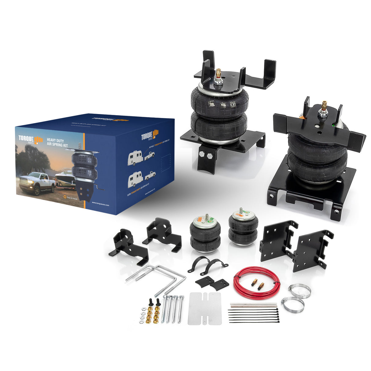 7,500 lbs Air Bag Suspension Kit for 2004-2008 Ford F150 - Aftermarketus Torque Air Helper Kits for Pick-up(s)