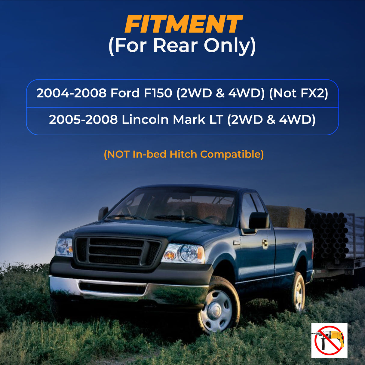 Air Bag Suspension Kit For 2005-2008 Lincoln Mark LT Works as AirLift 57200 57228