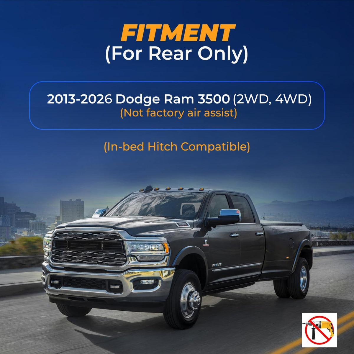 Air Spring Bag Suspension Kit for 2013-2026 Dodge Ram 3500