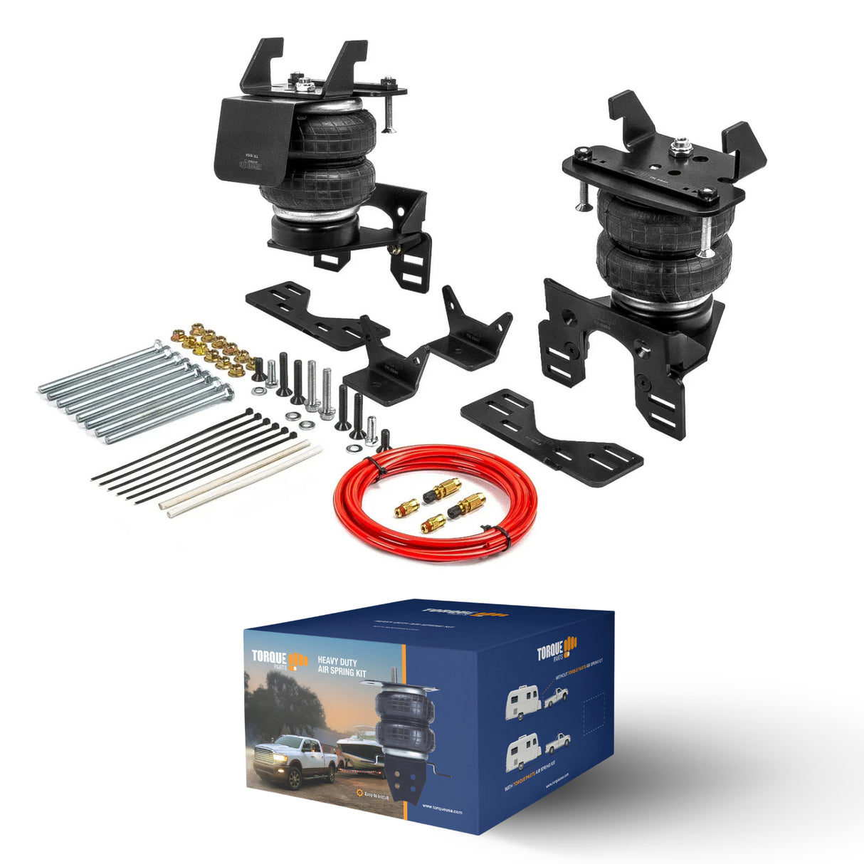 Air Suspension Kit For 2017-2026 Ford F350 4WD Work As Airlift 57399 57352 57350