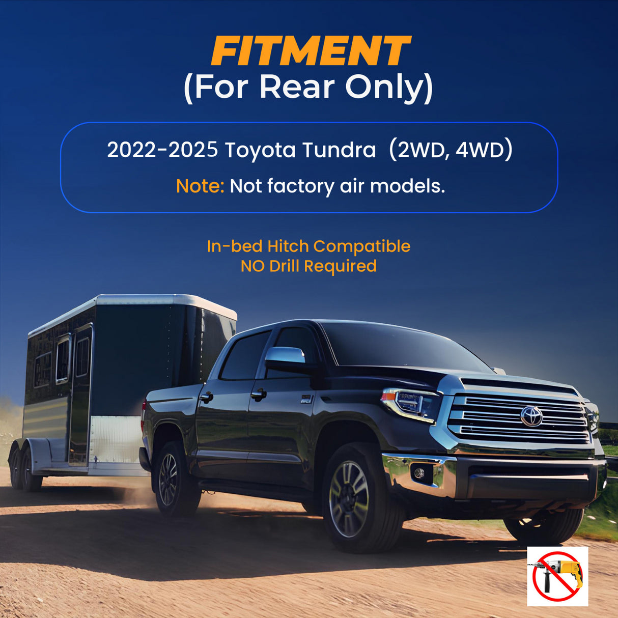 7,500 lbs Air Suspension Kit for 2022-2025 Toyota Tundra - Aftermarketus Torque Air Helper Kits for Pick-up(s)