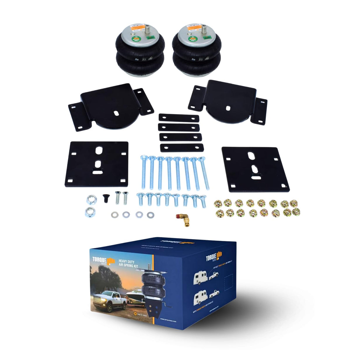 Air Bag Suspension Kit for 2022-2026 Nissan Frontier 2WD & 4WD | Rear Helper Bag Spring Towing Aftermarketus Air Helper Kits for Pick-up(s)