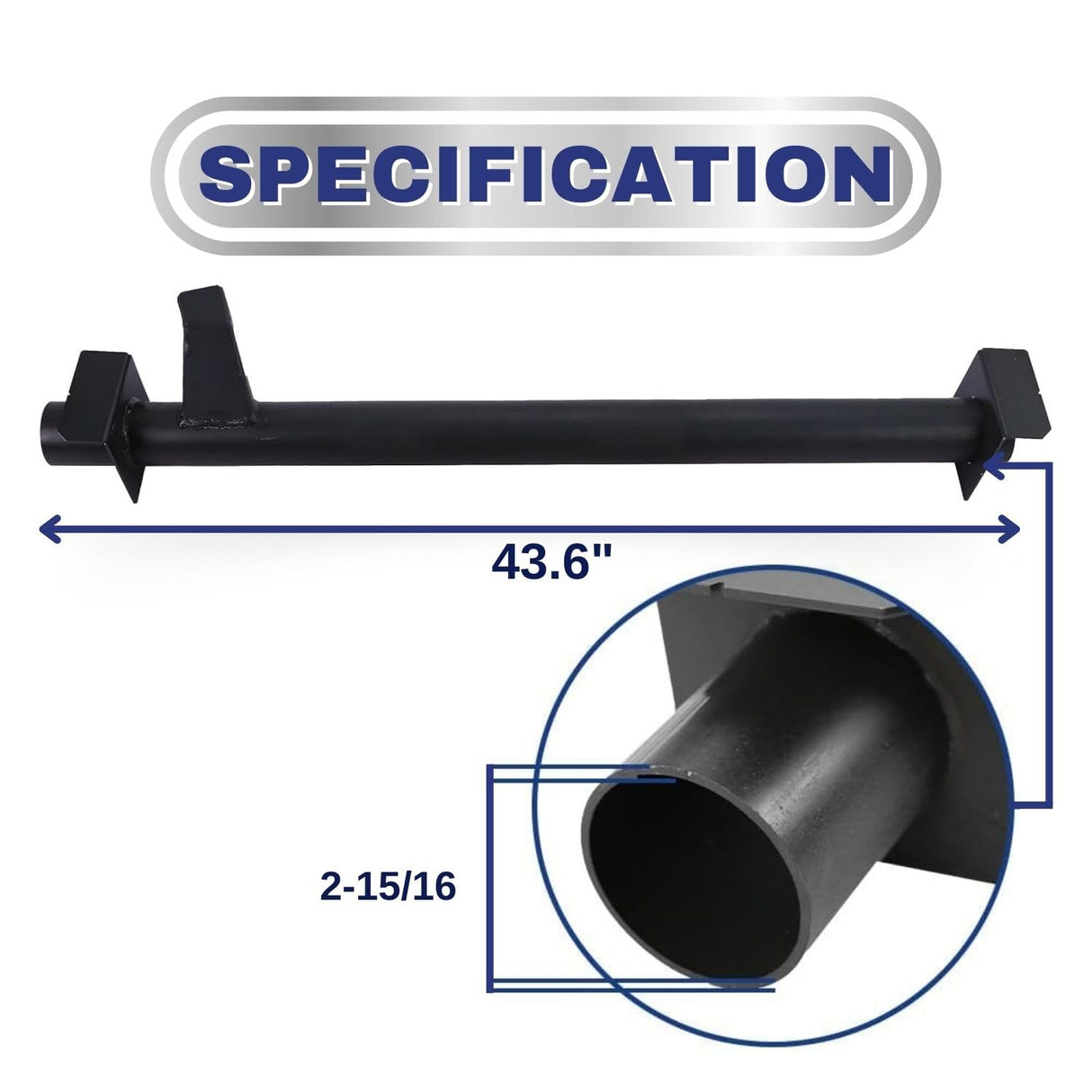 Rear Upper Shock Mount Crossmember for 2007-2014 Chevy Silverado & GMC Sierra 1500