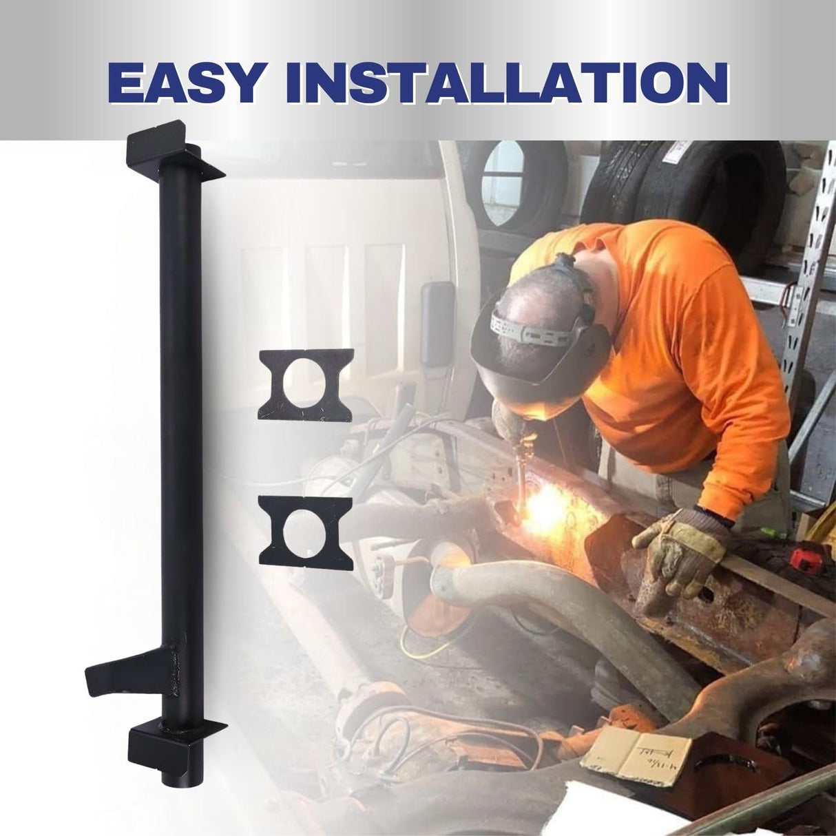 Rear Upper Shock Mount Crossmember for 2007-2014 Chevy Silverado & GMC Sierra 1500