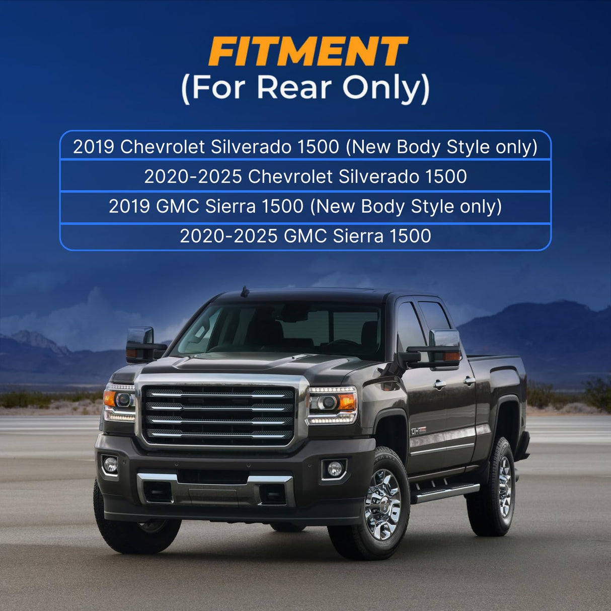 Rear Suspension Enhancement Kit for 2019-2025 Chevrolet Silverado 1500 GMC Sierra 1500