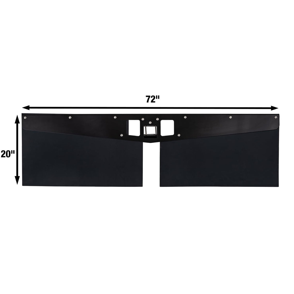 20" Hitch-Mounted Stone Guards for Trucks, RVs & Trailers - Heavy-Duty Splash Guards Aftermarketus Fenders