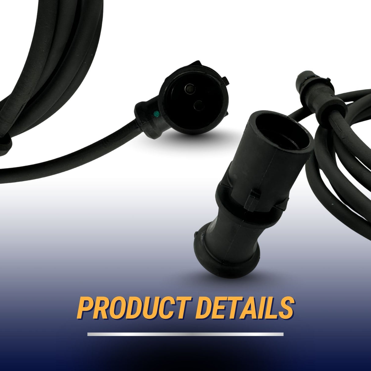 72" ABS Wheel Speed Sensor Cable | Replaces Wabco 4497130180 Meritor 8945900672