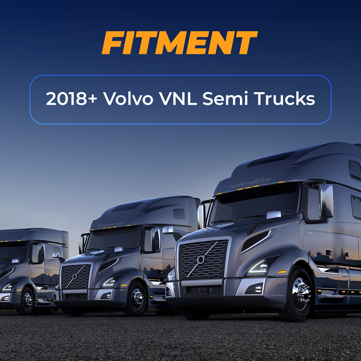 Corner Side Bumper Replacement (with Fog Light Hole) for 2018-2024 Volvo VNL | Left Aftermarketus Bumpers