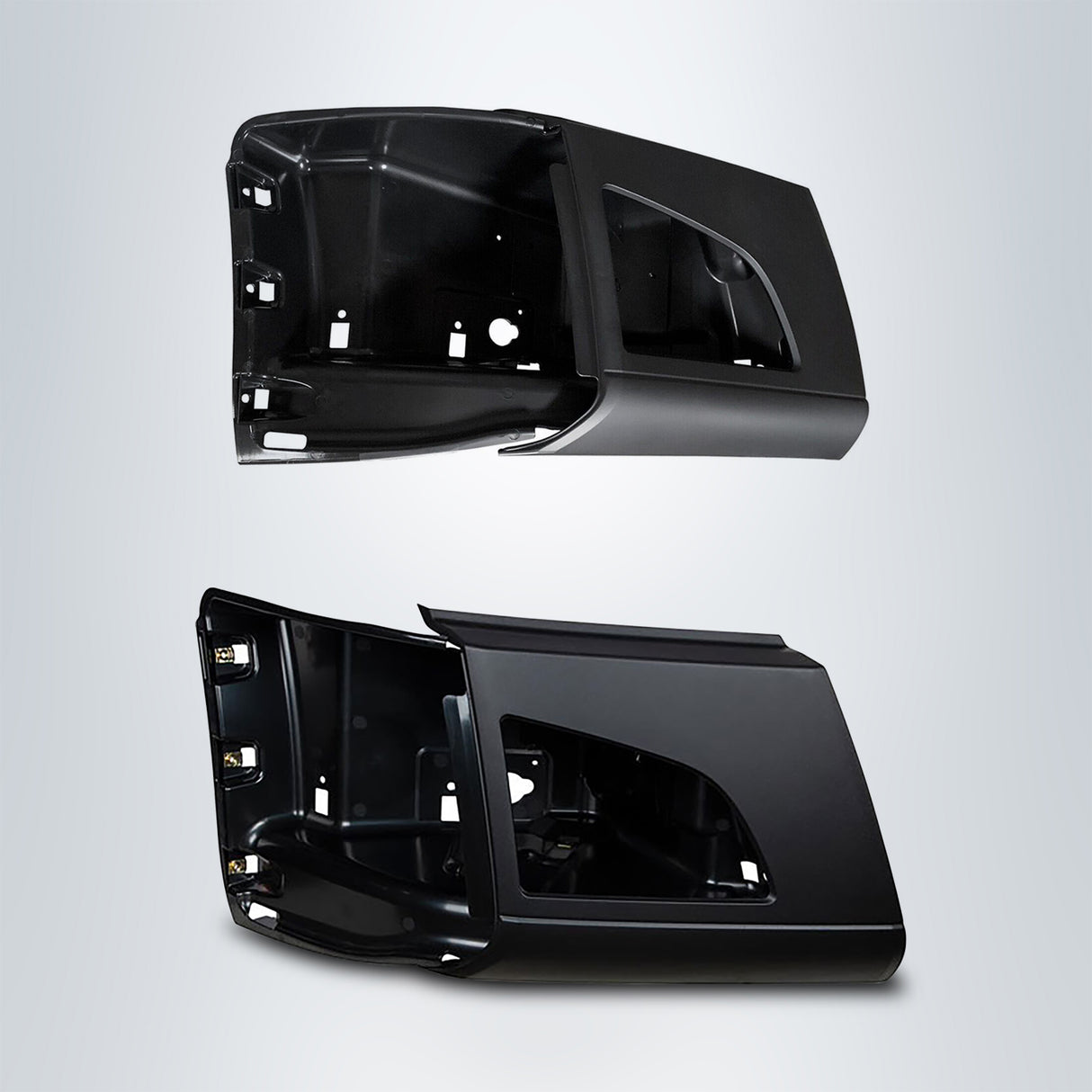Side Corner Bumper (with Fog Light Hole) for 2018-2024 Volvo VNL | Right Aftermarketus Bumpers