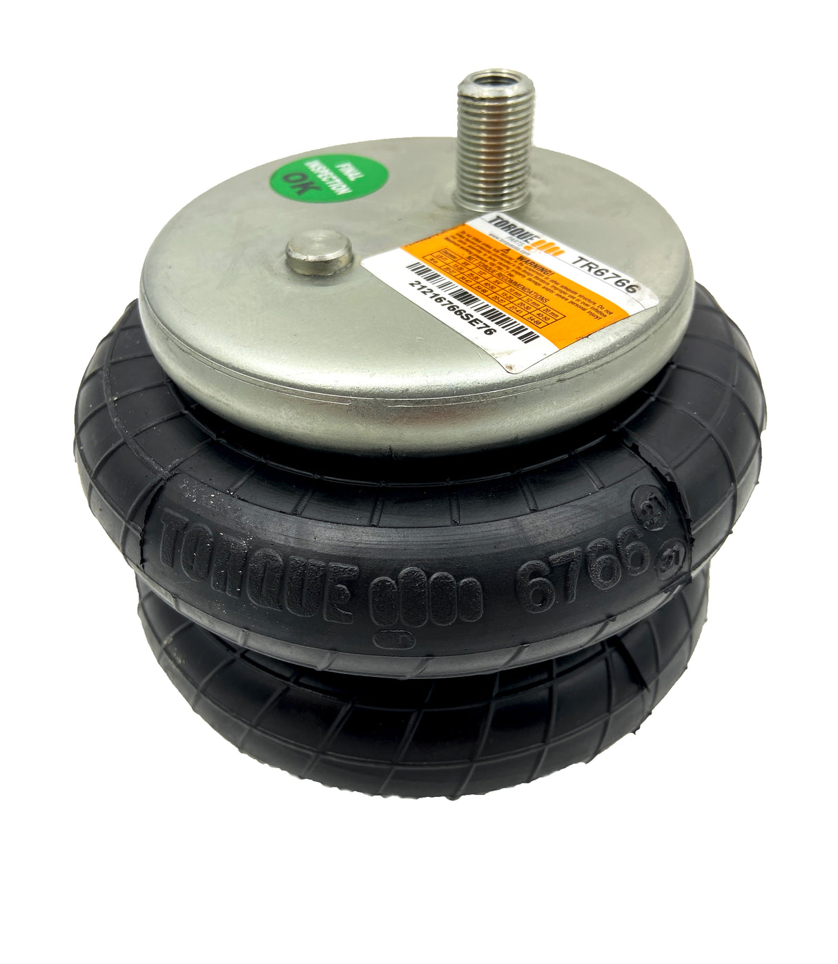 TORQUE 6766 Replacement Air Spring Bag for Air Helper Kits Aftermarketus Pick Up Convoluted Air Springs