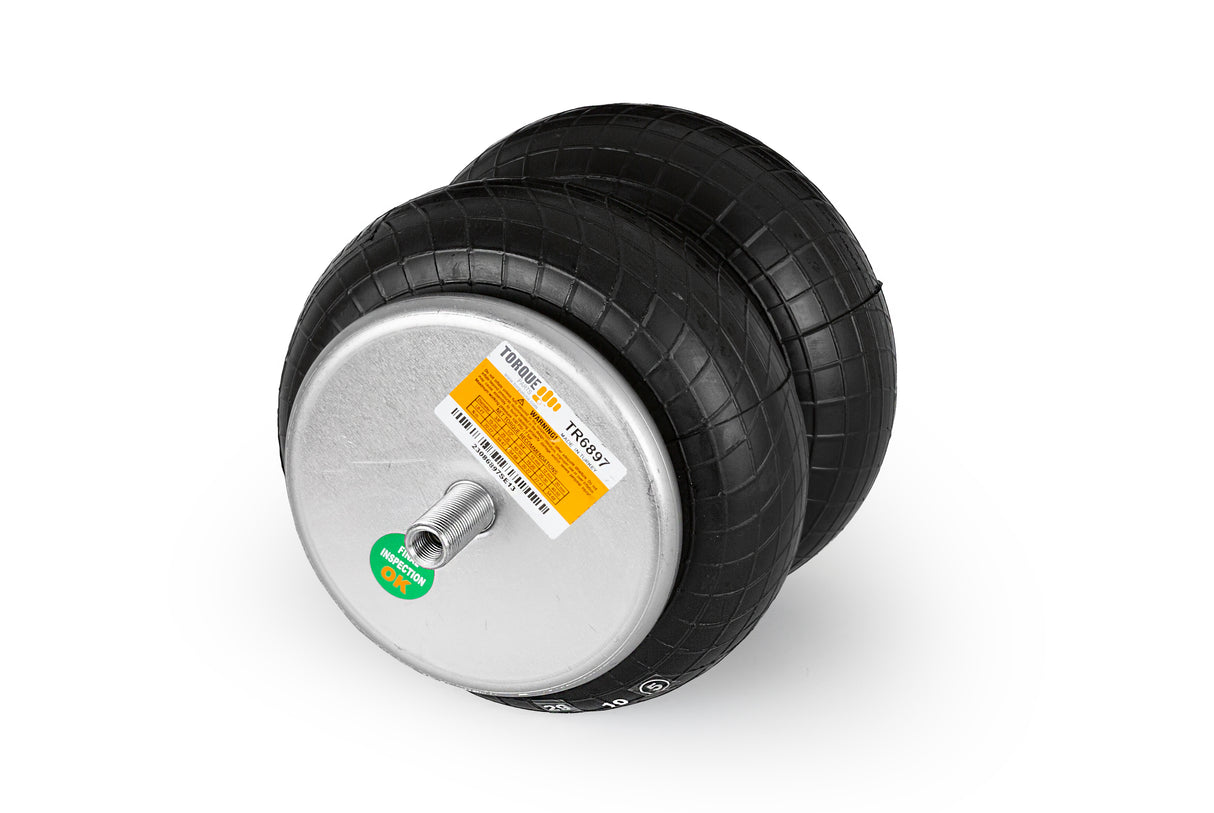 Double Convoluted Air Spring Bag (Replaces Firestone 6897, W01-358-6897, Goodyear 2B9-229 Aftermarketus Convoluted Air Springs