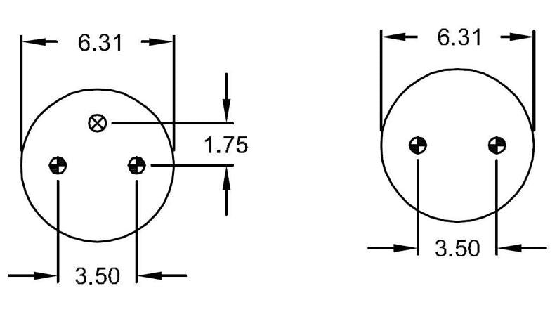 Double Convoluted Air Spring Bag (Replaces Firestone 6910, Hendrickson S-8768, C-8768) Aftermarketus Convoluted Air Springs