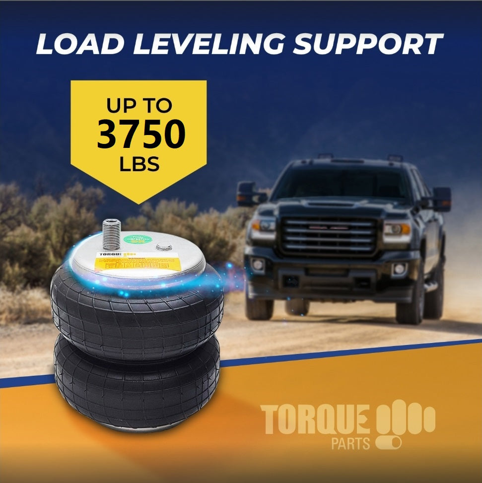 Air Spring Bags with Internal Jounce Bumper for Firestone Ride Rite 2598 Air Suspension Kits Aftermarketus Pick Up Convoluted Air Springs