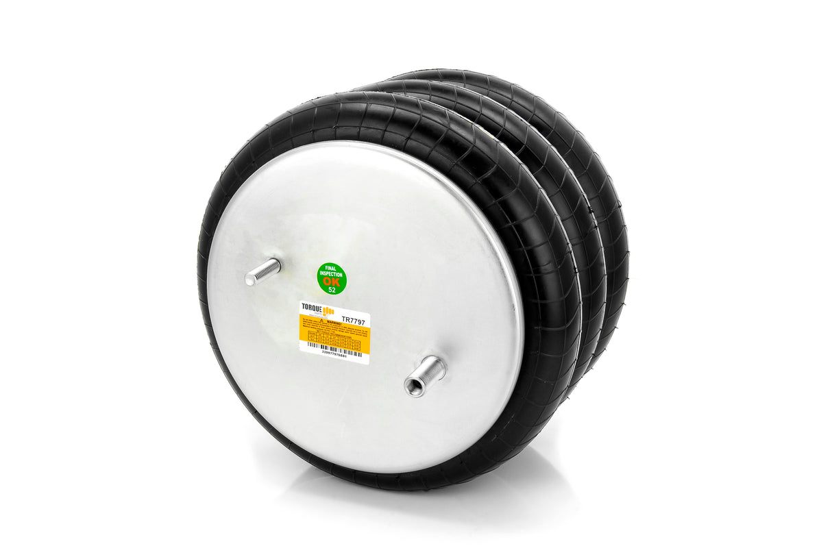 Triple Convoluted Air Spring Bag (Replaces Firestone W01-358-7797, Hendrickson 1346) Aftermarketus Convoluted Air Springs