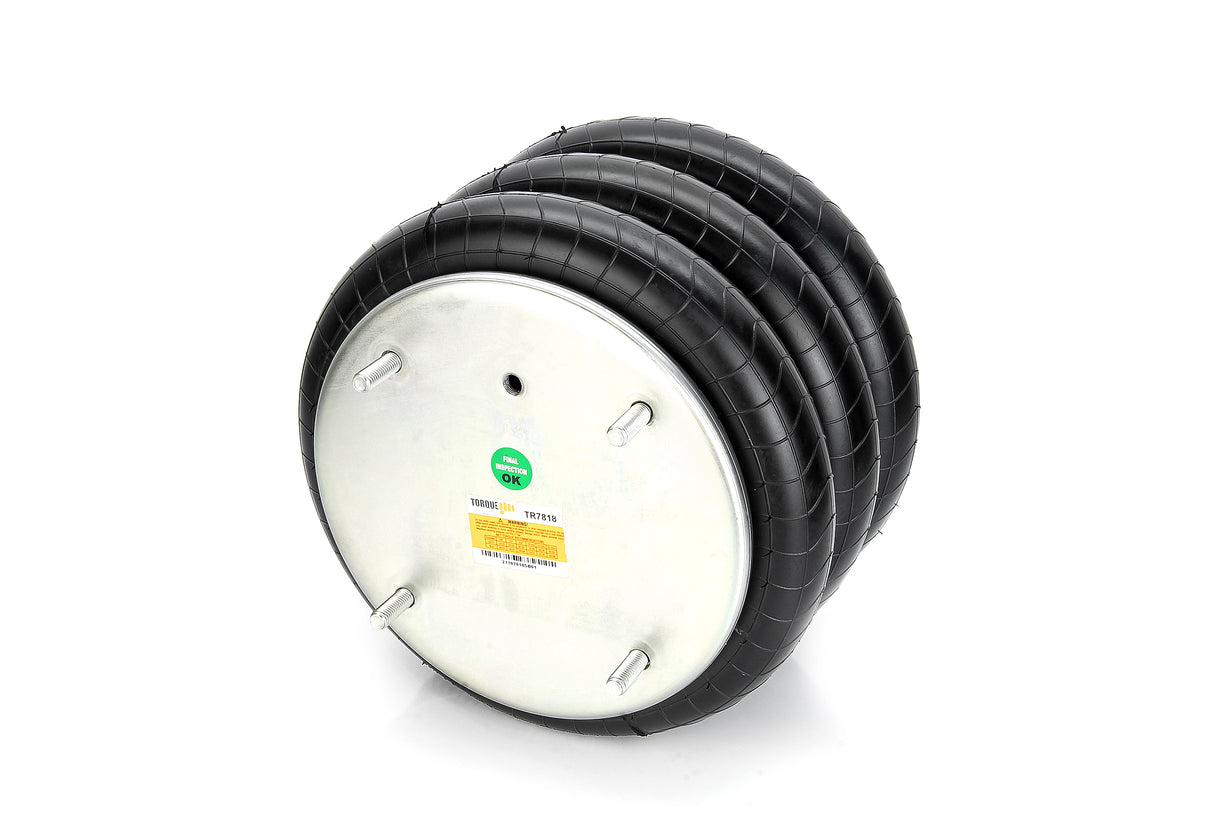 Triple Convoluted Air Spring Bag (Replaces Hendrickson 13041, Firestone W01-358-7818) Aftermarketus Convoluted Air Springs