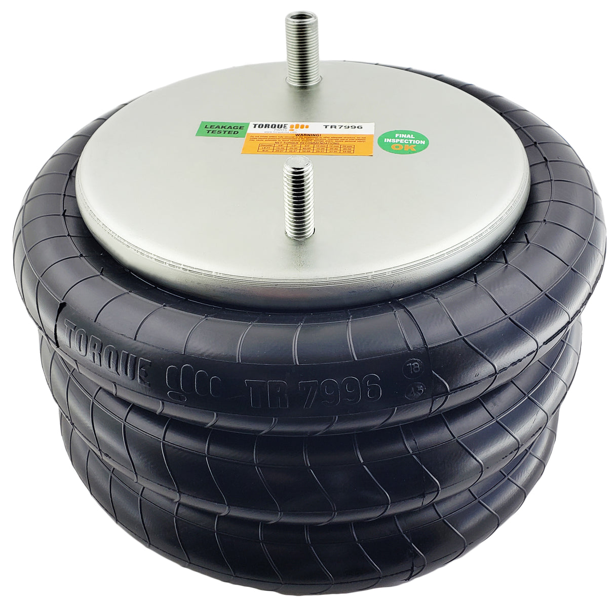 Triple Convoluted Air Spring Bag (Replaces Firestone 7996, 7990, Granning 8221) Aftermarketus Convoluted Air Springs