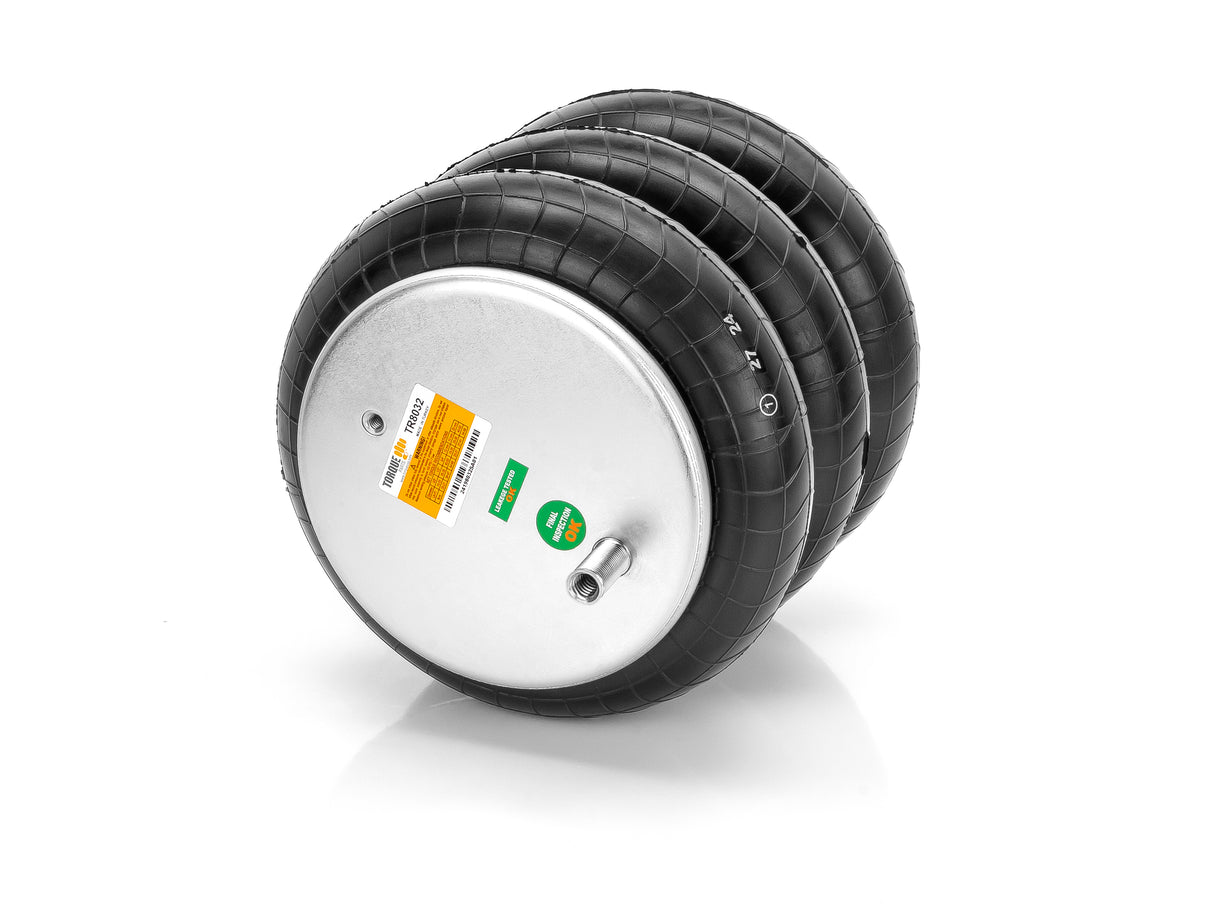 Triple Convoluted Air Spring Bag (Replaces Firestone W01-358-8032, W01-358-7995, Hendrickson S-12405) Aftermarketus Convoluted Air Springs