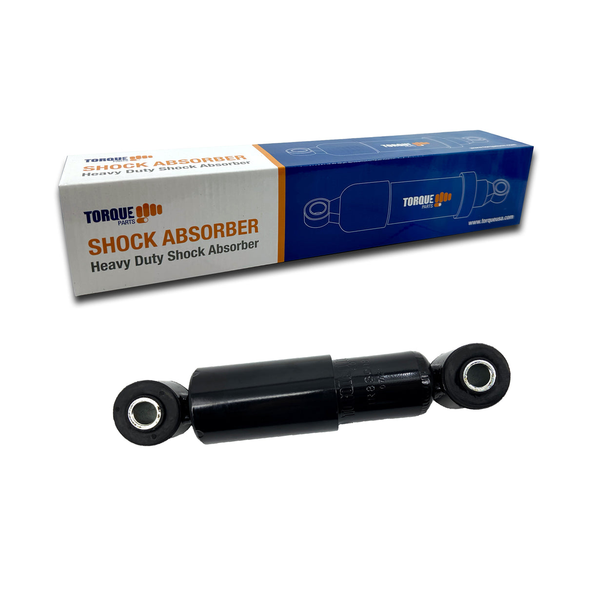 2 pack of TORQUE 83008 Cab Shock Replacement for Select Peterbilt 367, 377, 379, 386, 388, and 389 model trucks (Replaces Gabriel 83008, Peterbilt 29-02455, 2902455, 654782) (2 x TR83008) - Aftermarketus Torque Shock Absorbers
