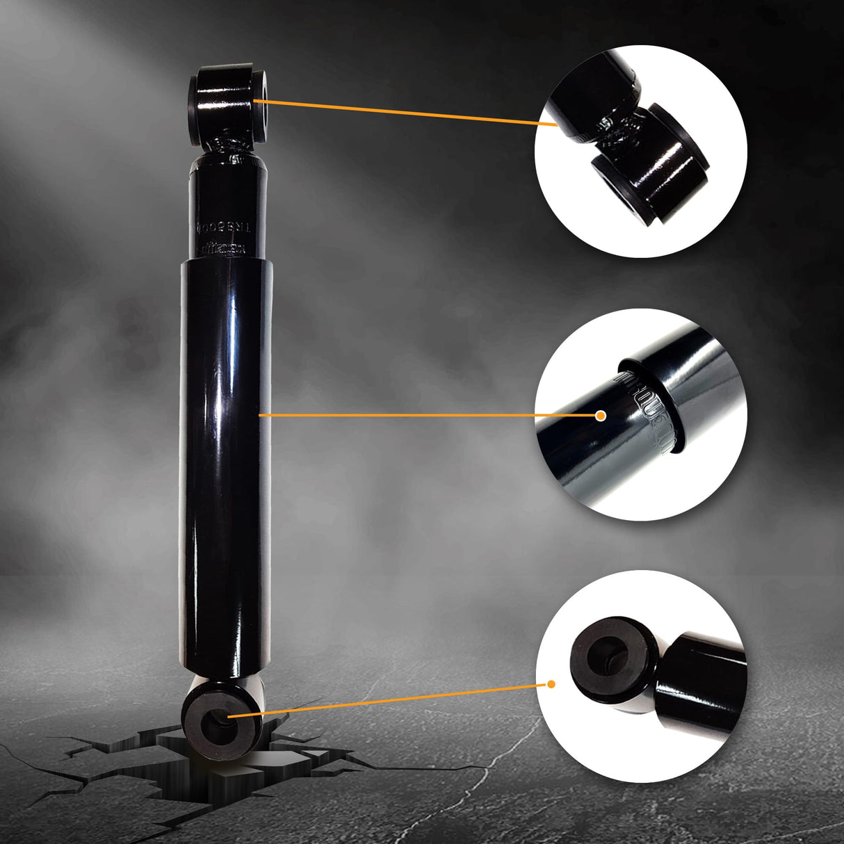 Heavy Duty Shock Absorber | Fits Kenworth T600, T400, Mack CH/CL, Ford, and Peterbilt Trucks