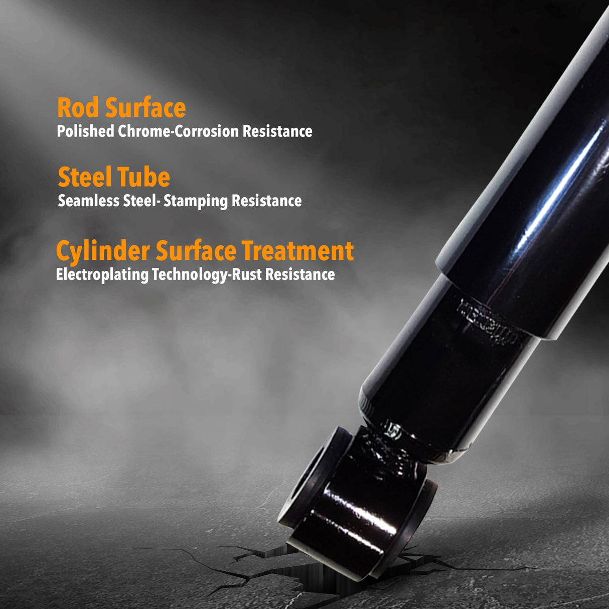 Heavy Duty Shock Absorber | Fits Kenworth T600, T400, Mack CH/CL, Ford, and Peterbilt Trucks