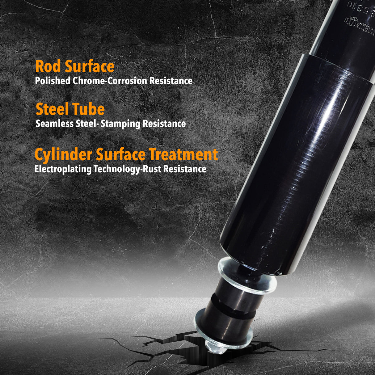 2 pack of TORQUE 85310 Heavy Duty Shock Absorber for semi Trucks Trailer - Aftermarketus Torque Shock Absorbers