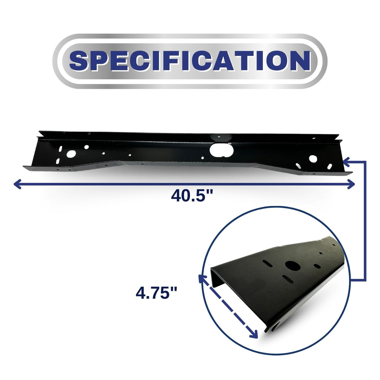 Rear Frame Crossmember Repair Kit for 2007-2014 Chevy Silverado & GMC Sierra 1500