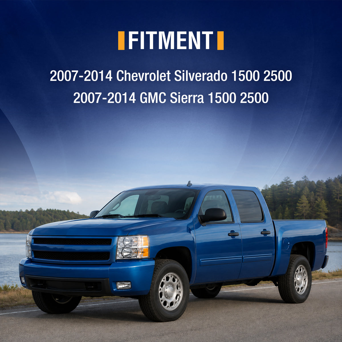 Front Fuel Tank Crossmember for 2007-2014 Chevrolet Silverado 1500 GMC Sierra 1500