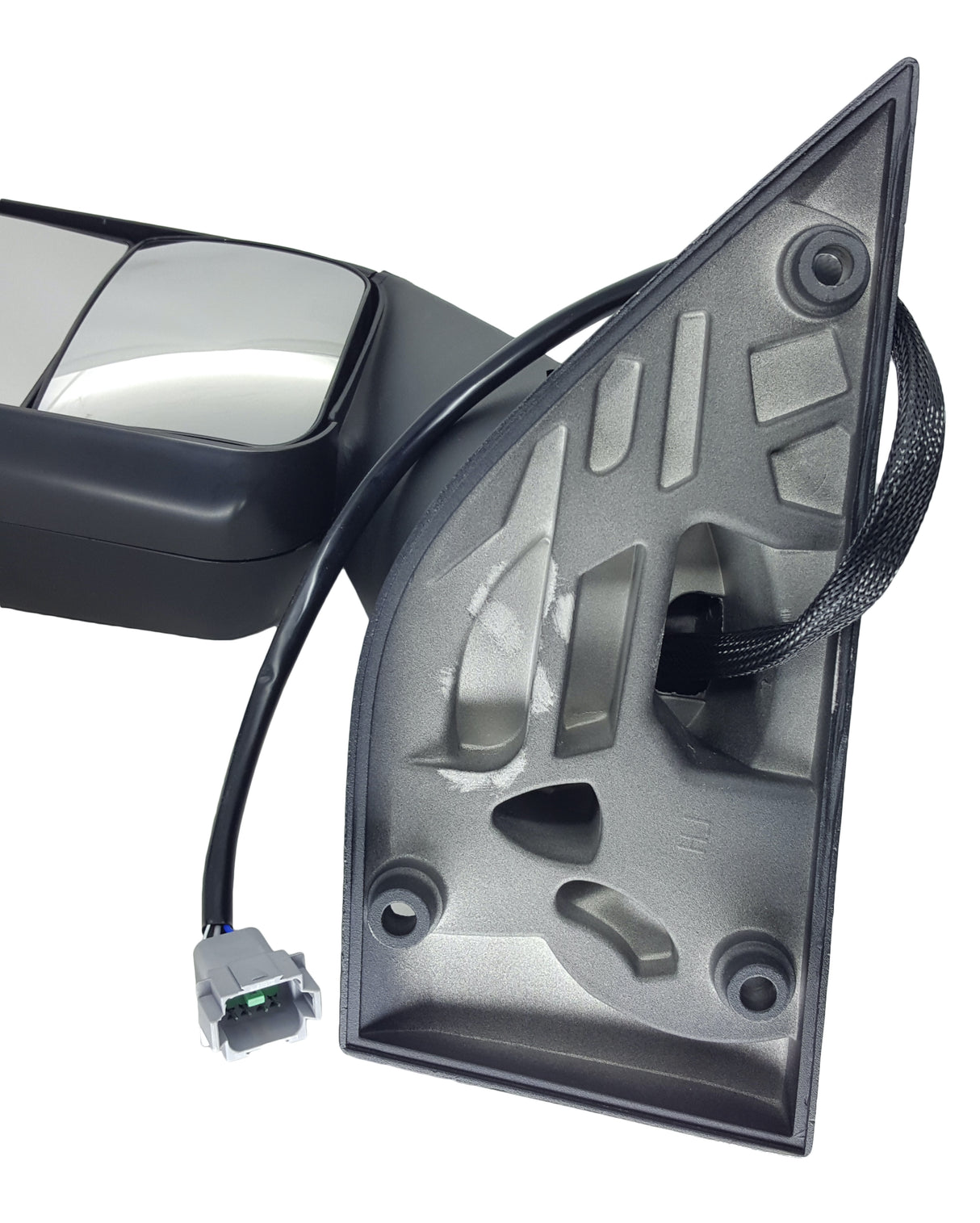 Door Side Mirror for 2018-2024 Freightliner Cascadia | Replacement A22-73907-007 A22-73907-006 | Chrome | Pair Aftermarketus Mirrors and Covers