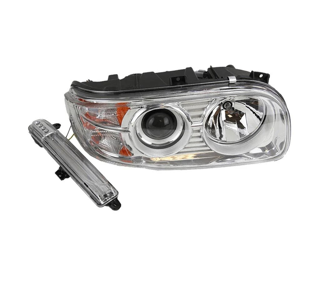 LED Headlight for 2008-2018 Peterbilt 388 389 367 567 | Chrome Housing | Right