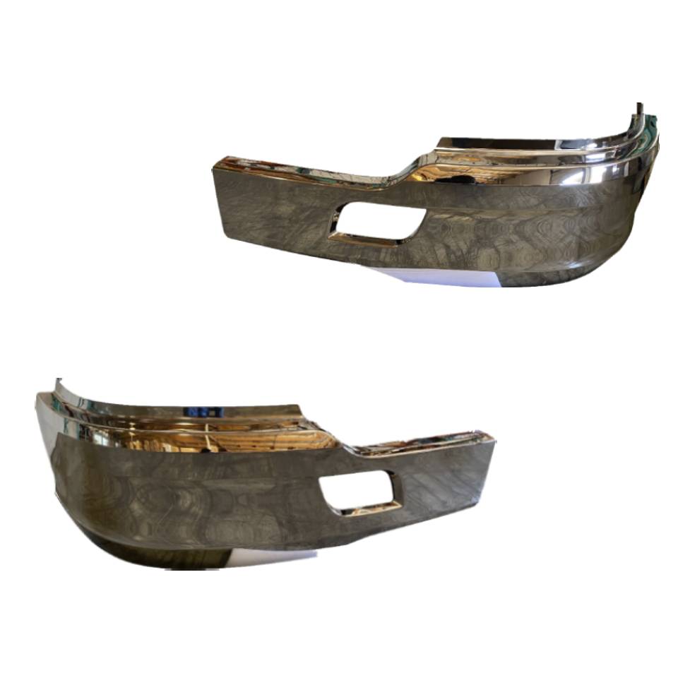 Bumper Replacement for 2014-2021 Kenworth T680 | Chrome | Pair