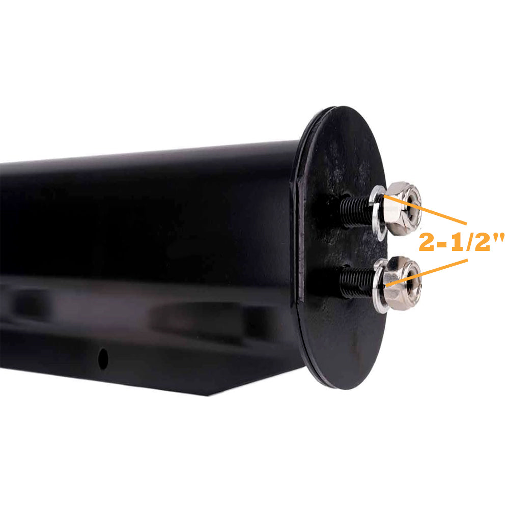 TORQUE Black Mud Flap Hanger Pair 30 Inch Straight Angled Aftermarketus Mud Flap Hangers