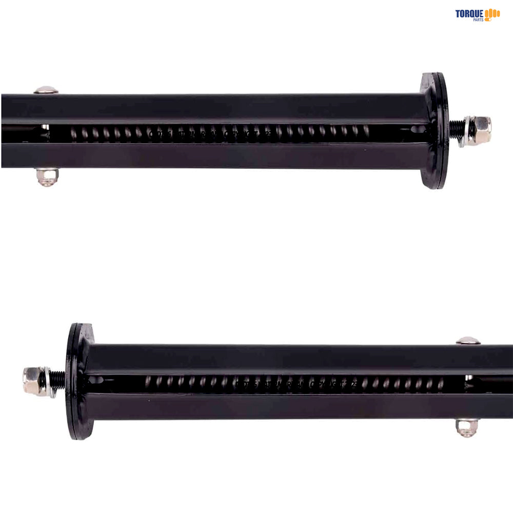 TORQUE Black Mud Flap Hanger Pair 30 Inch Straight Angled Aftermarketus Mud Flap Hangers