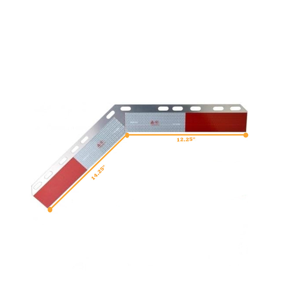 Stainless Steel Mud Flap Hanger 30' - 45 Degree Angled - Pair Aftermarketus Mud Flap Hangers