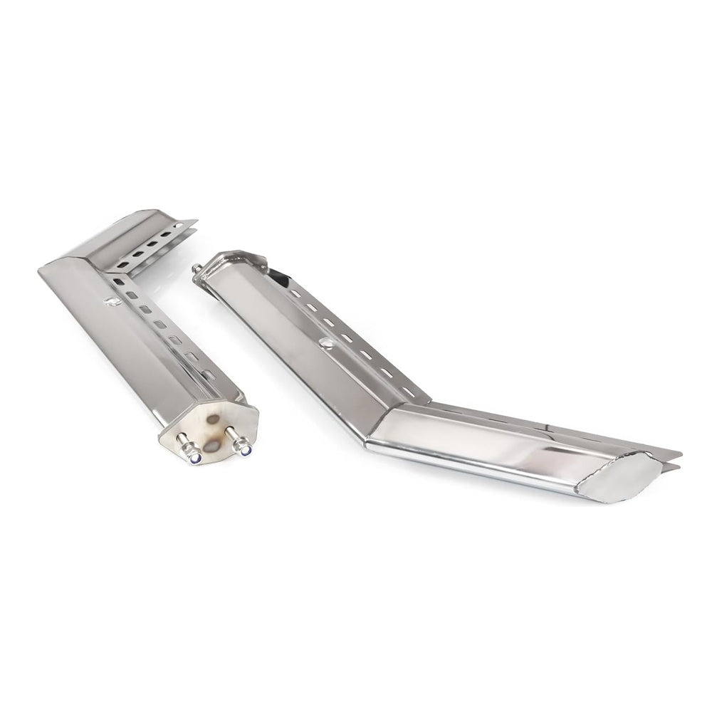 Mud Flap Hanger - 28" Length - Chrome - w / Reflector - Set Aftermarketus Mud Flap Hangers