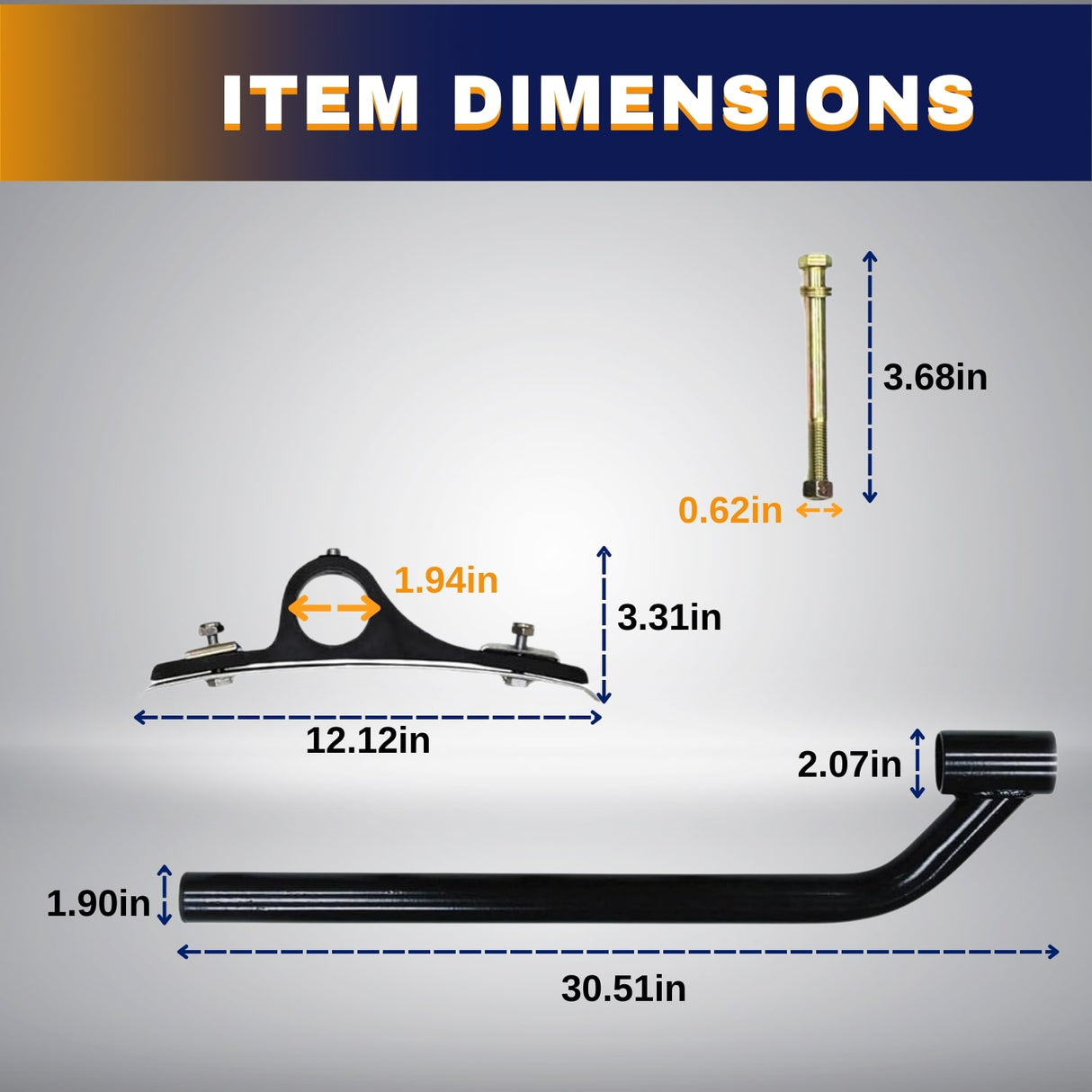 Universal Black Poly Fender Mounting Kit for Volvo Kenworth Mack Freightliner Semi Trucks