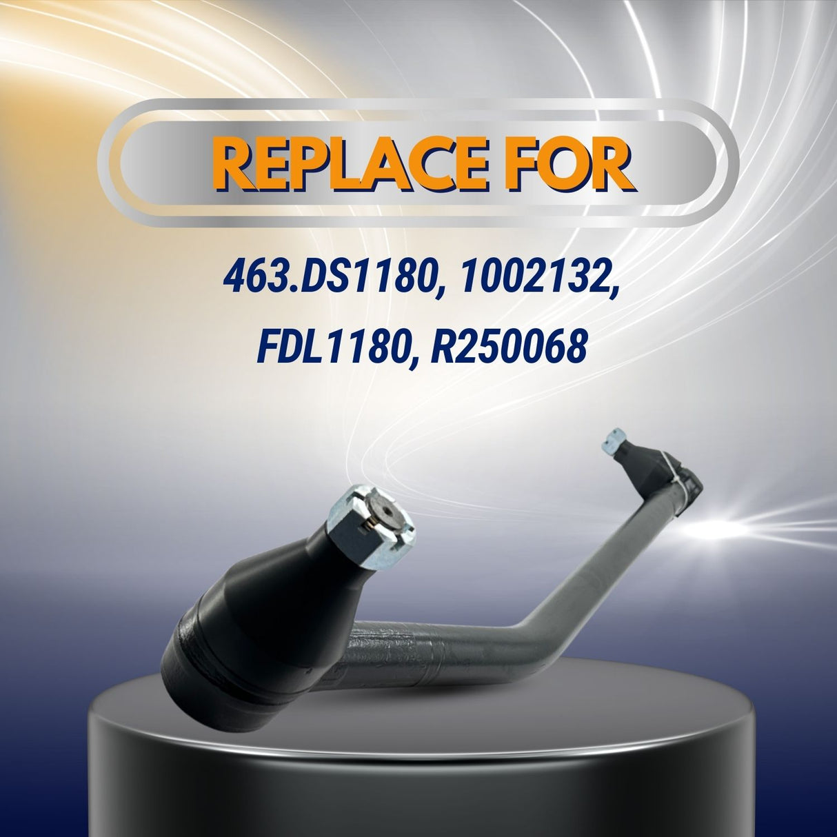 Heavy Duty Steering Drag Link Rod | Fits Kenworth & Peterbilt | Replacement 463.DS1180