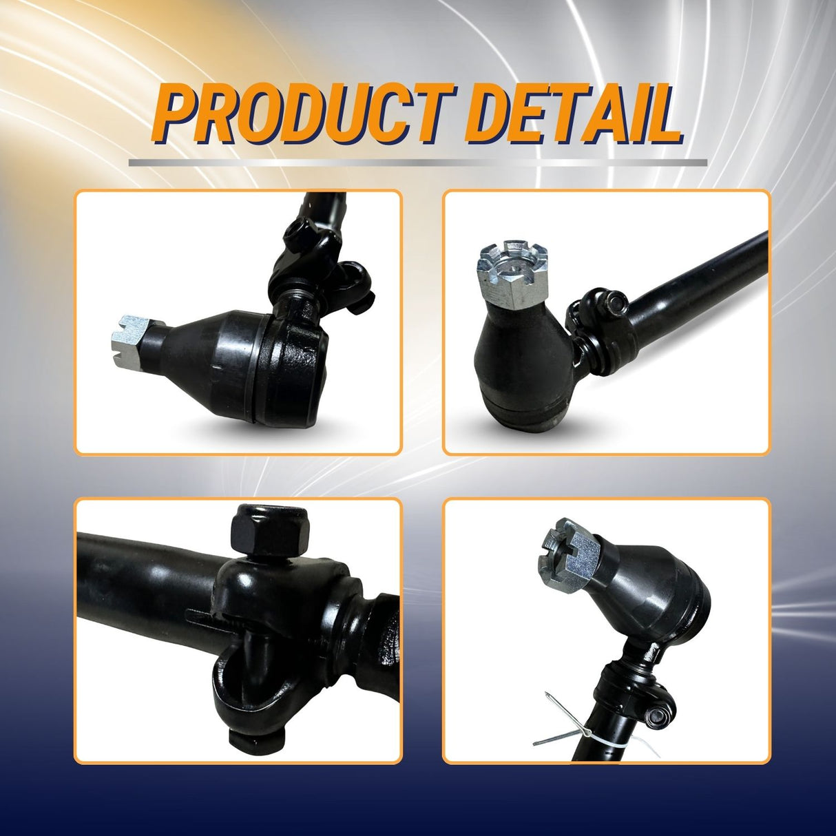 65.00" Heavy Duty Steering Cross Tube for Meritor Steering Systems | Replacement 463.DS3158