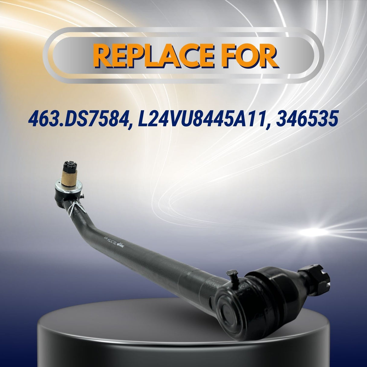 31.00" Heavy Duty Drag Link for Peterbilt Trucks | Replacement 463.DS7584