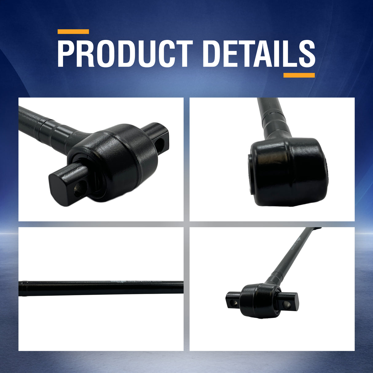 24.625" Heavy Duty Suspension Torque Rod for Kenworth & Peterbilt Trucks | Replacement TMR539